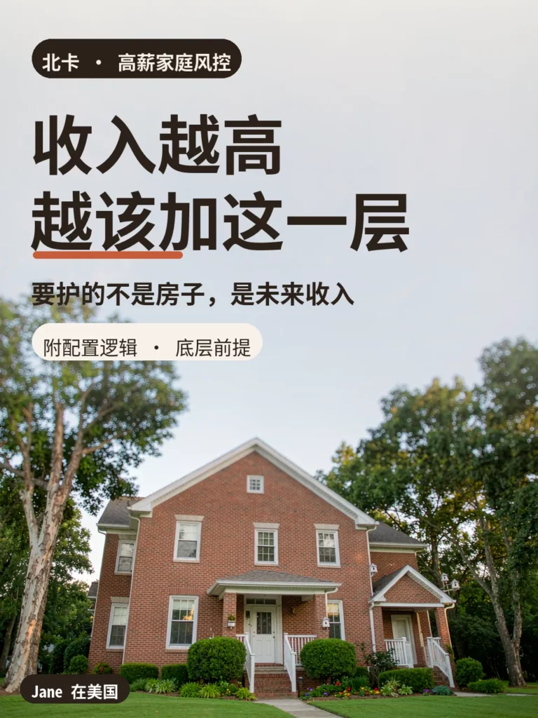 北卡郊区别墅与草坪封面图|Jane 在美国
