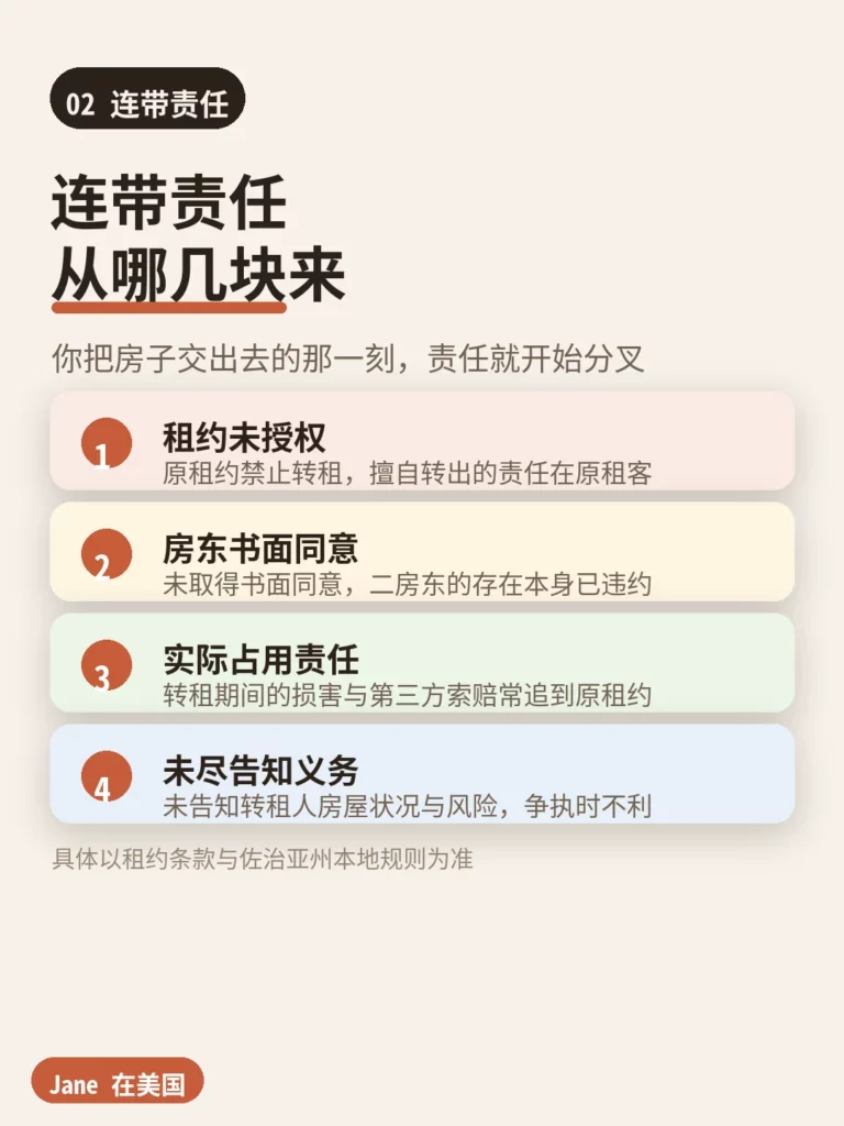 连带责任｜Jane 在美国