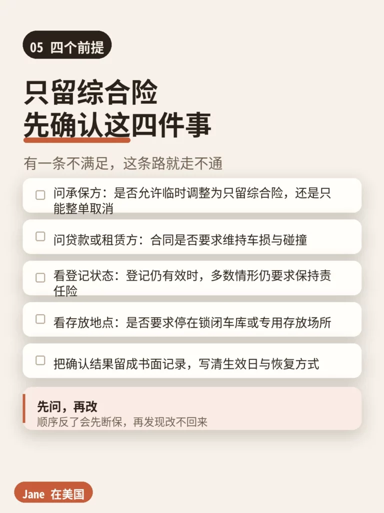 四个前提|Jane 在美国
