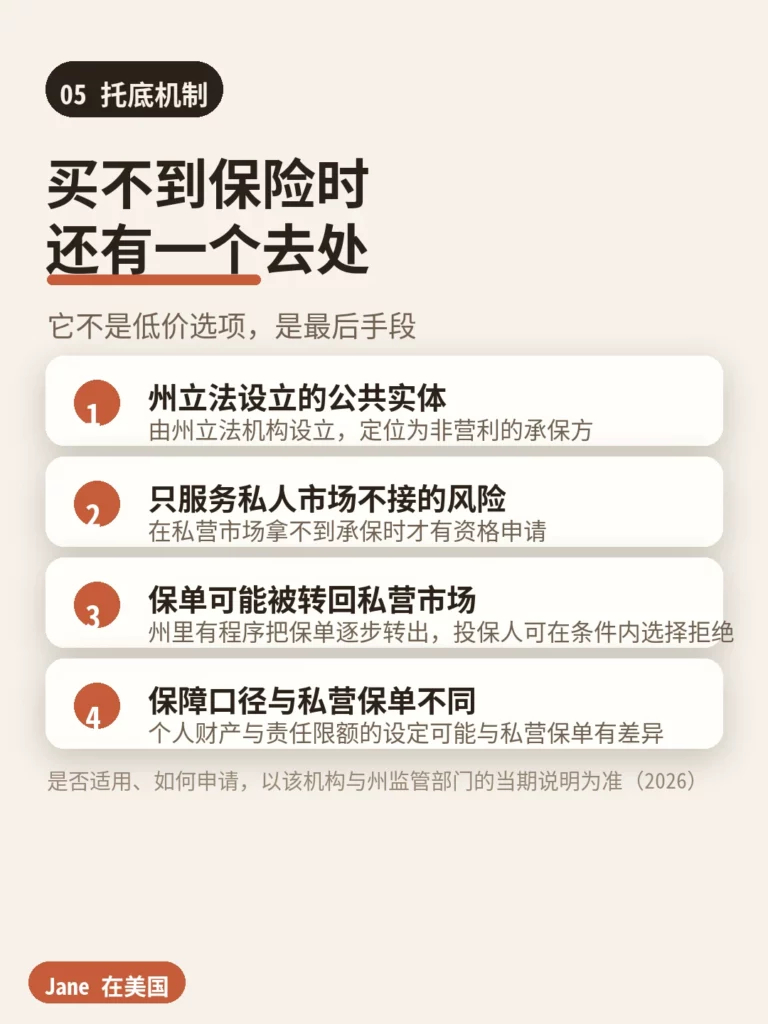 佛州州立托底承保机制的定位与资格|Jane 在美国