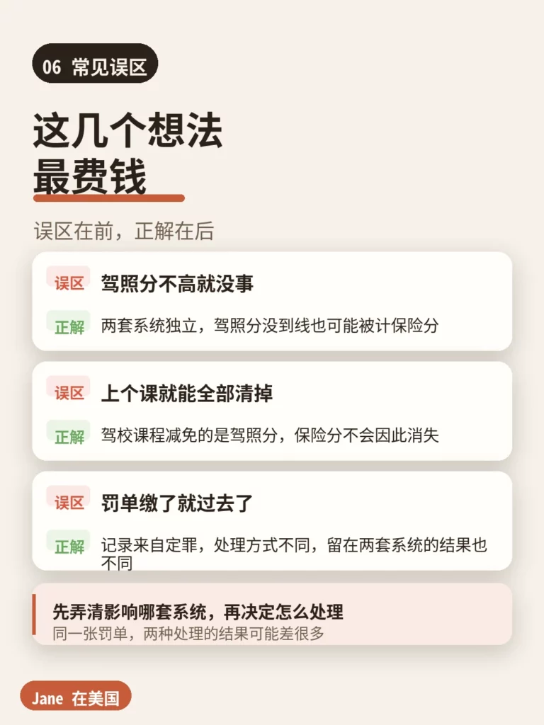 常见误区|Jane 在美国